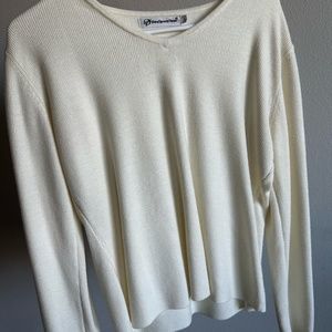 Wool White Sweater